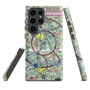 Manchester-Boston Regional Airport (MHT) VFR Sectional Samsung Phone Case