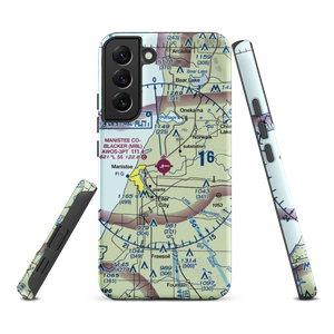 Manistee Co Blacker Airport (MBL) VFR Sectional Samsung Phone Case