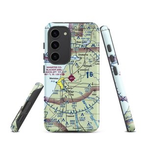 Manistee Co Blacker Airport (MBL) VFR Sectional Samsung Phone Case