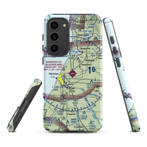 Manistee Co Blacker Airport (MBL) VFR Sectional Samsung Phone Case