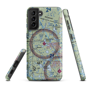 Manitowish Waters Airport (D25) VFR Sectional Samsung Phone Case