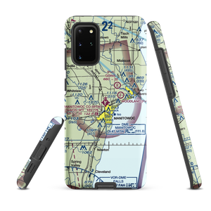 Manitowoc County Airport (MTW) VFR Sectional Samsung Phone Case