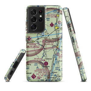 Mann Airport (47IN) VFR Sectional Samsung Phone Case