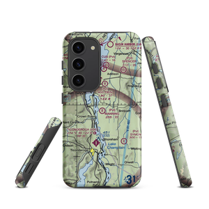 Manning Personal Airstrip (VT10) VFR Sectional Samsung Phone Case