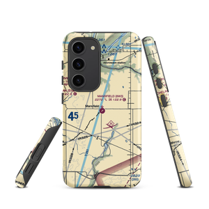 Mansfield Airport (8W3) VFR Sectional Samsung Phone Case