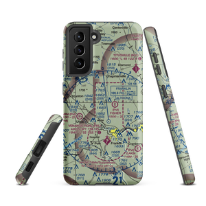 Maple Cave Park Airport (93PA) VFR Sectional Samsung Phone Case