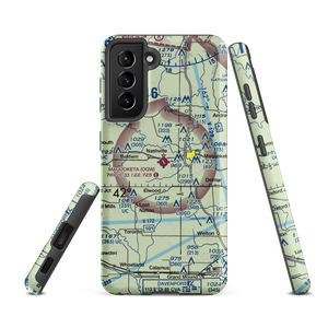 Maquoketa Municipal Airport (OQW) VFR Sectional Samsung Phone Case