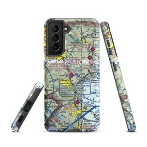 Marin County Airport - Gnoss Field (DVO) VFR Sectional Samsung Phone Case