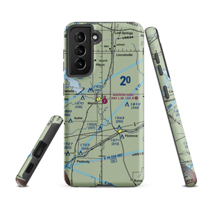 Marion Municipal Airport (43K) VFR Sectional Samsung Phone Case