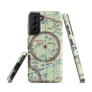 Marlette Township Airport (77G) VFR Sectional Samsung Phone Case