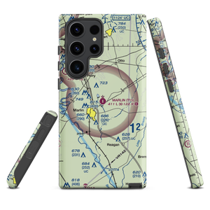 Marlin Airport (T15) VFR Sectional Samsung Phone Case