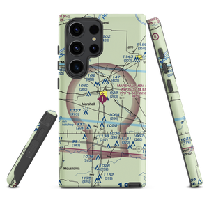 Marshall Memorial Municipal Airport (MHL) VFR Sectional Samsung Phone Case