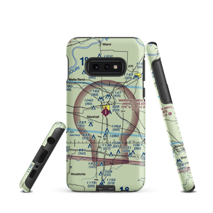 Marshall Memorial Municipal Airport (MHL) VFR Sectional Samsung Phone Case