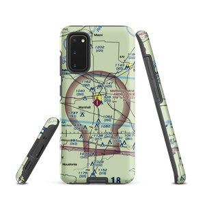 Marshall Memorial Municipal Airport (MHL) VFR Sectional Samsung Phone Case