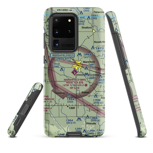 Marshfield Municipal Airport (MFI) VFR Sectional Samsung Phone Case