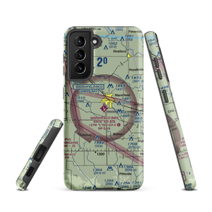 Marshfield Municipal Airport (MFI) VFR Sectional Samsung Phone Case