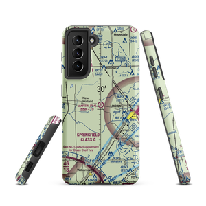 Martin Airport (IL64) VFR Sectional Samsung Phone Case