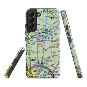 Martin RLA Restricted Landing Area (IL82) VFR Sectional Samsung Phone Case