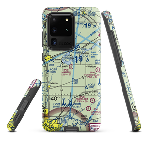 Martin RLA Restricted Landing Area (IL82) VFR Sectional Samsung Phone Case