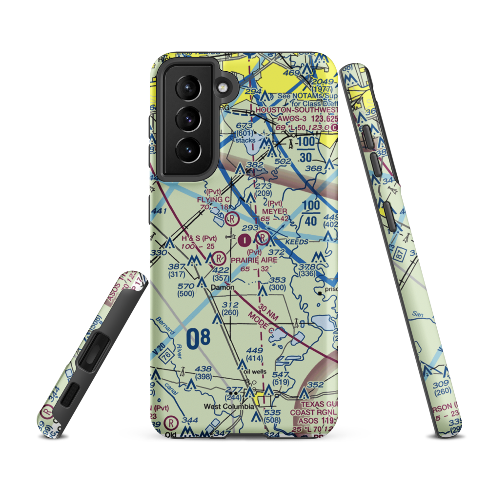 Massimiliano Memorial Field (4TA0) VFR Sectional Samsung Phone Case Samsung Galaxy S21 Ultra model shown