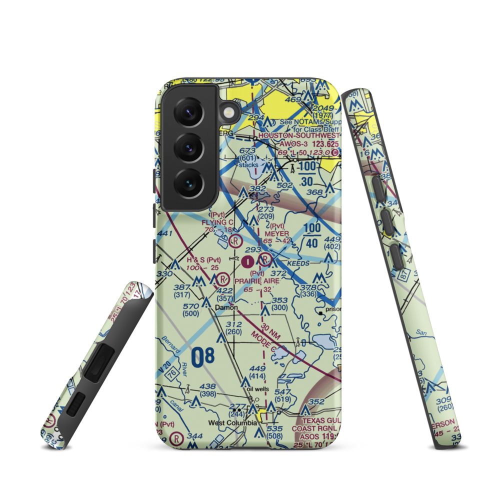 Massimiliano Memorial Field (4TA0) VFR Sectional Samsung Phone Case Samsung Galaxy S22 model shown