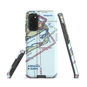 Matagorda Island Air Force Base (MGI) VFR Sectional Samsung Phone Case