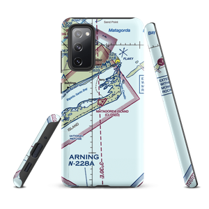 Matagorda Island Air Force Base (MGI) VFR Sectional Samsung Phone Case