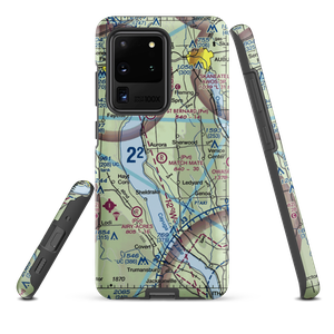 Match Mate Airport (NK74) VFR Sectional Samsung Phone Case