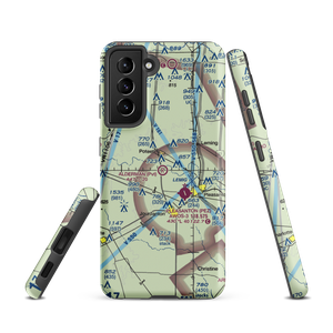 Maurice Dauwe Farm Airport (XS47) VFR Sectional Samsung Phone Case