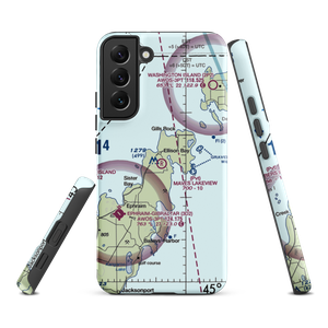 Mave's Lakeview Road Airport (8WN8) VFR Sectional Samsung Phone Case