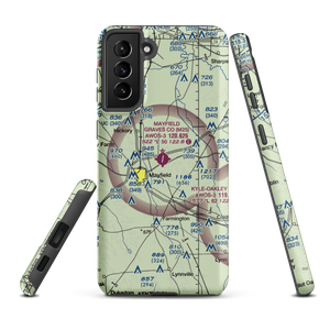 Mayfield Graves County Airport (M25) VFR Sectional Samsung Phone Case