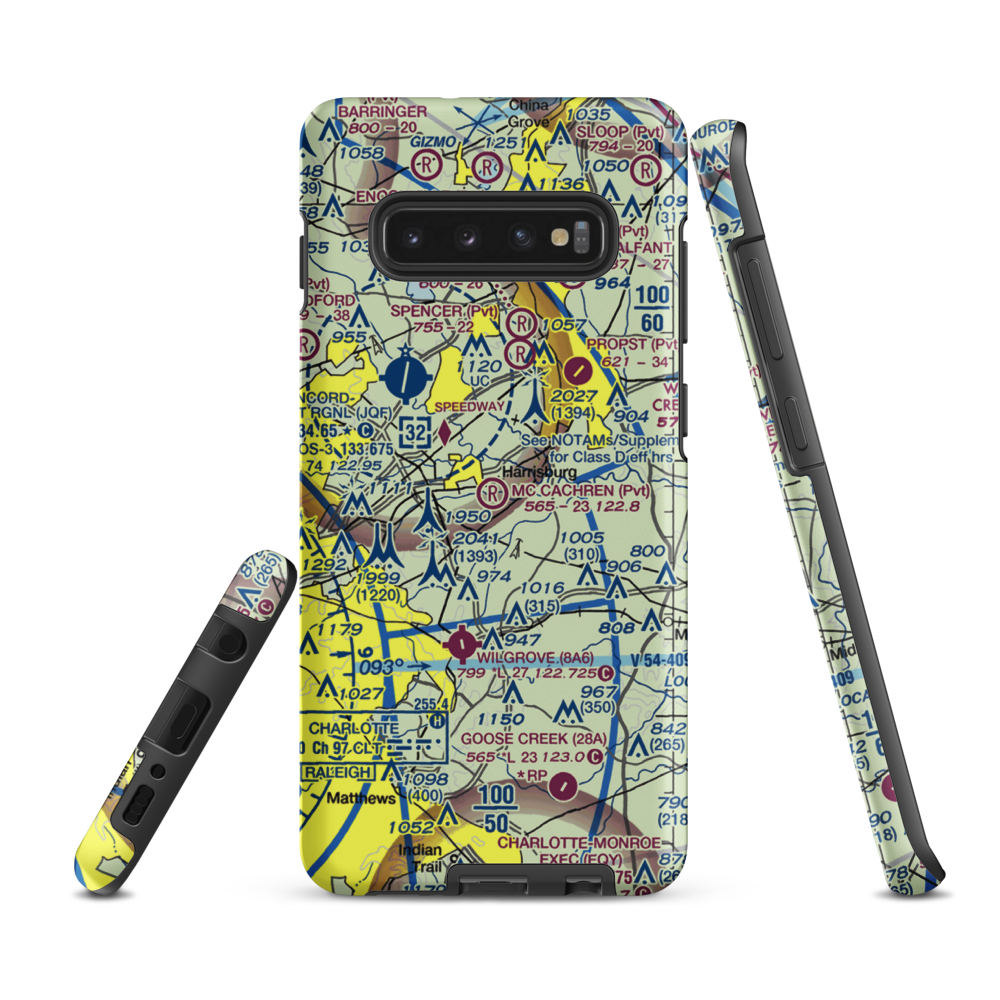Mc Cachren Field (3NC6) VFR Sectional Samsung Phone Case Samsung Galaxy S10 Plus model shown