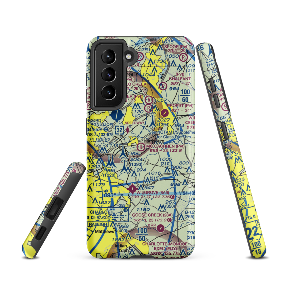 Mc Cachren Field (3NC6) VFR Sectional Samsung Phone Case Samsung Galaxy S21 model shown