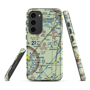 Mc Christy Airport (IS54) VFR Sectional Samsung Phone Case