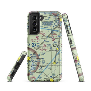 Mc Christy Airport (IS54) VFR Sectional Samsung Phone Case