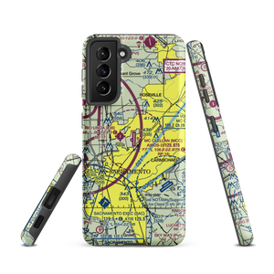 Mc Clellan Airfield (MCC) VFR Sectional Samsung Phone Case