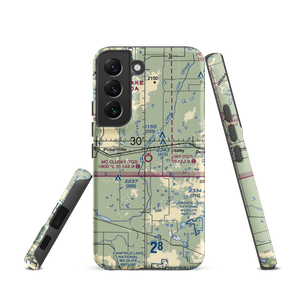 Mc Clusky Municipal Airport (7G2) VFR Sectional Samsung Phone Case