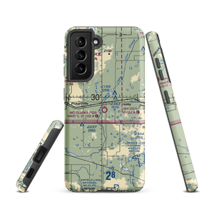 Mc Clusky Municipal Airport (7G2) VFR Sectional Samsung Phone Case