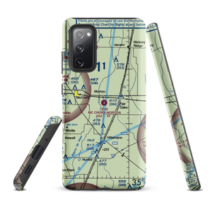 Mc Crory/Morton Airport (2AR4) VFR Sectional Samsung Phone Case