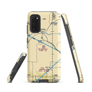Mc Ginn Ranch Airport (32NE) VFR Sectional Samsung Phone Case
