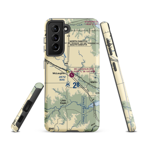 Mc Laughlin Municipal Airport (5P2) VFR Sectional Samsung Phone Case