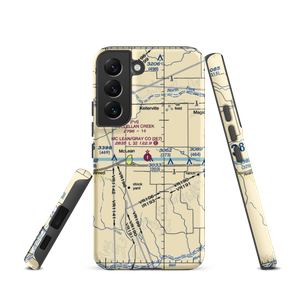 Mc Lean Gray County Airport (2E7) VFR Sectional Samsung Phone Case