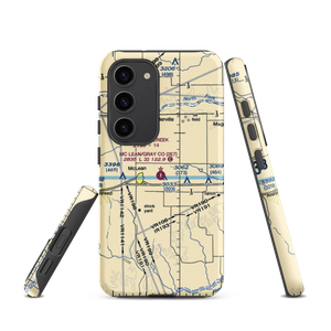 Mc Lean Gray County Airport (2E7) VFR Sectional Samsung Phone Case