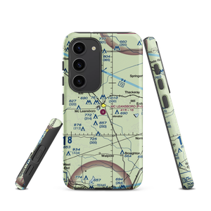 Mc Leansboro Airport (3LL8) VFR Sectional Samsung Phone Case