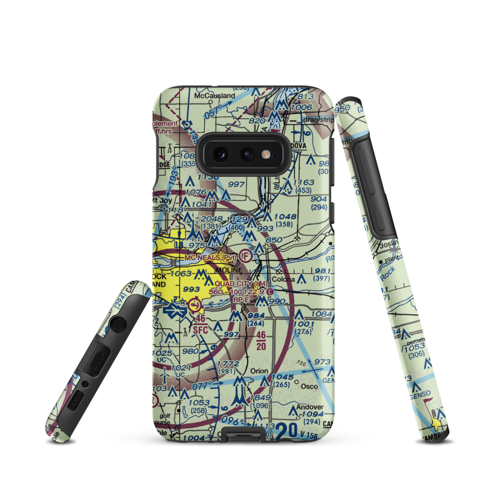 Mc Neal's Field (2IL3) VFR Sectional Samsung Phone Case Samsung Galaxy S10e model shown