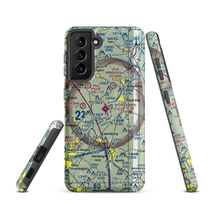 Mc Ville Airport (P37) VFR Sectional Samsung Phone Case