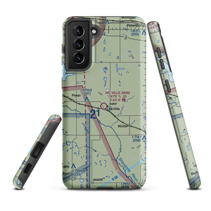 Mc Ville Municipal Airport (8M6) VFR Sectional Samsung Phone Case