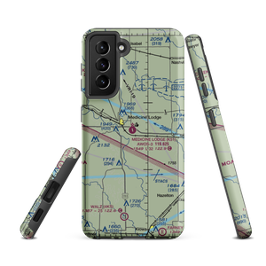 Medicine Lodge Airport (K51) VFR Sectional Samsung Phone Case