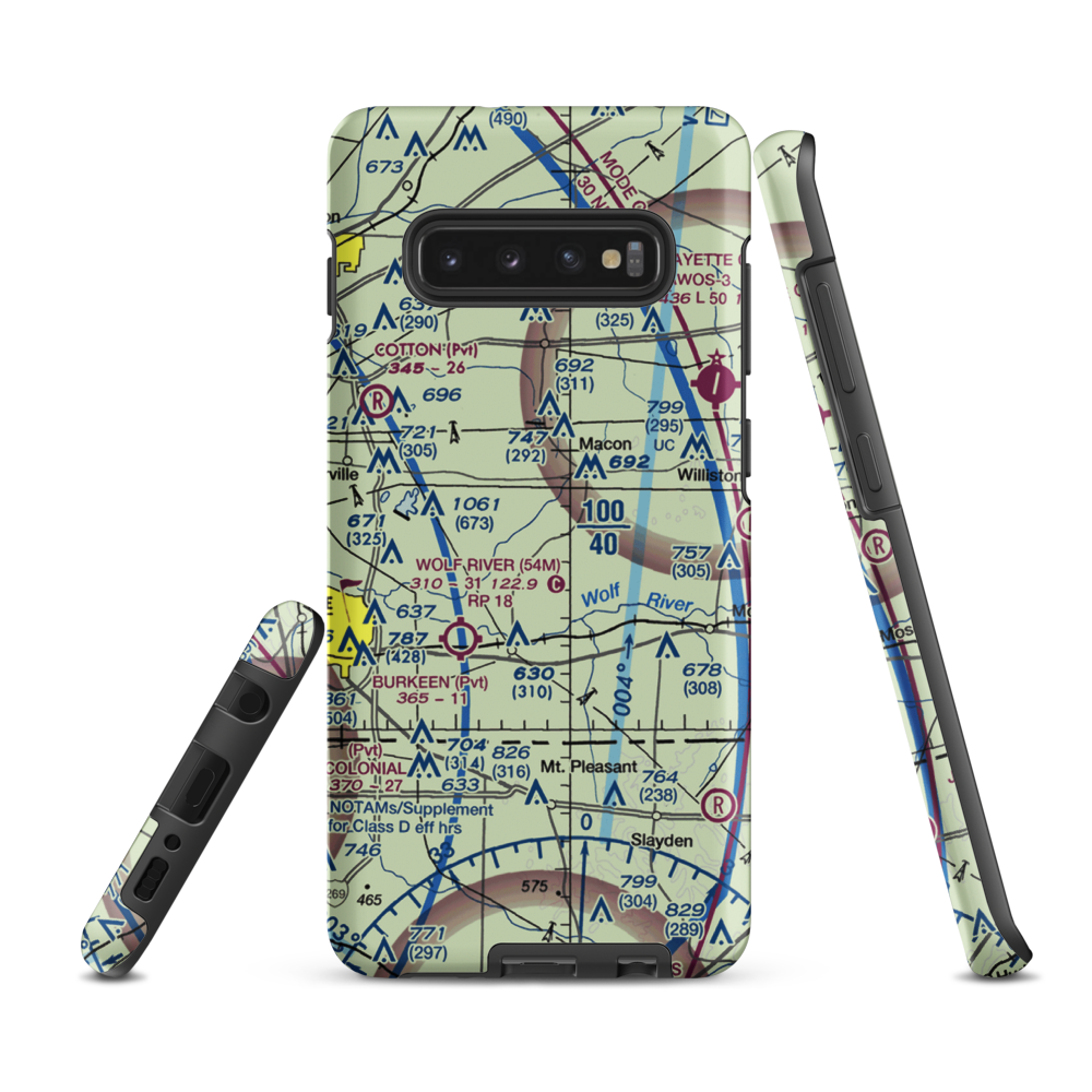Mehrhoff Field (9TN3) VFR Sectional Samsung Phone Case Samsung Galaxy S10 Plus model shown