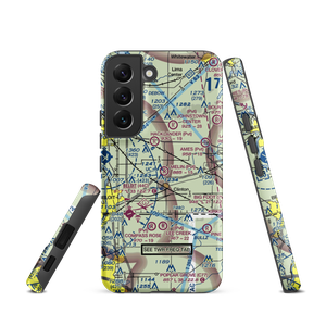 Melin Farms Airport (3WI6) VFR Sectional Samsung Phone Case
